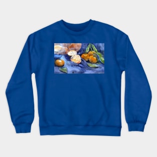 watercolor oranges Crewneck Sweatshirt